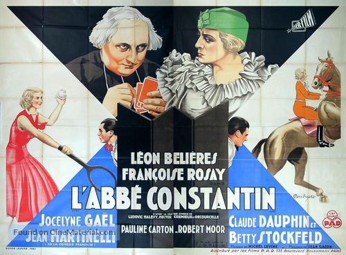 L&#039;abb&eacute; Constantin - French Movie Poster