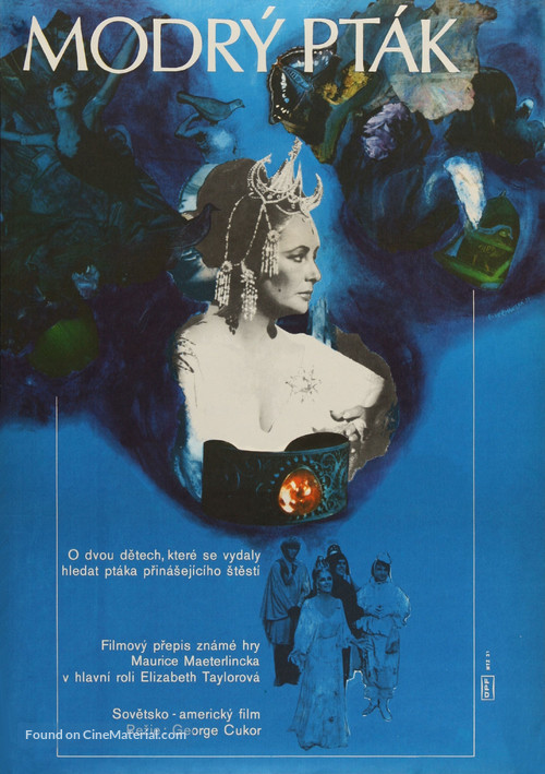 The Blue Bird - Czech Movie Poster