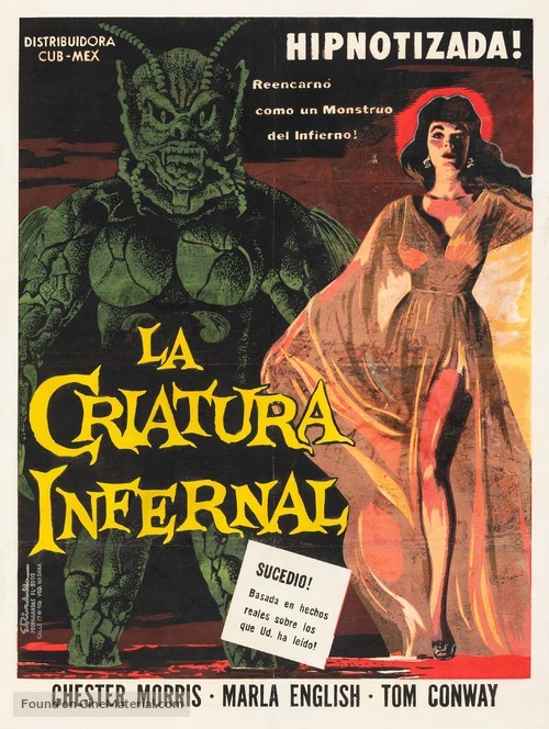 The She-Creature - Cuban Movie Poster