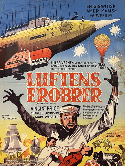Master of the World - Danish Movie Poster