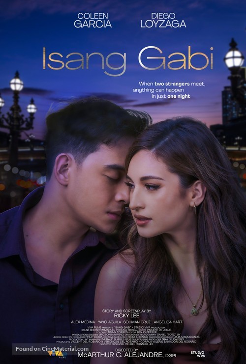 Isang gabi - Philippine Movie Poster