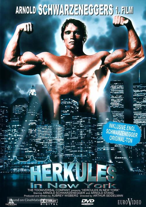 Hercules In New York - German Movie Cover