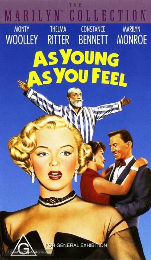 As Young as You Feel - Australian VHS movie cover