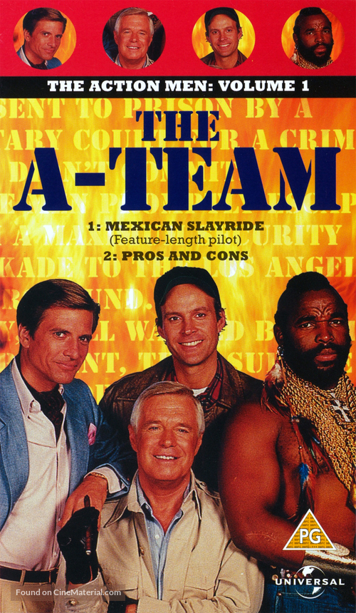 &quot;The A-Team&quot; - British VHS movie cover