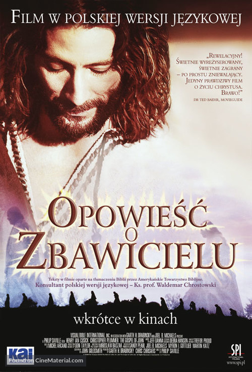 The Gospel of John - Polish poster