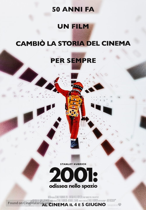 2001: A Space Odyssey - Italian Movie Poster