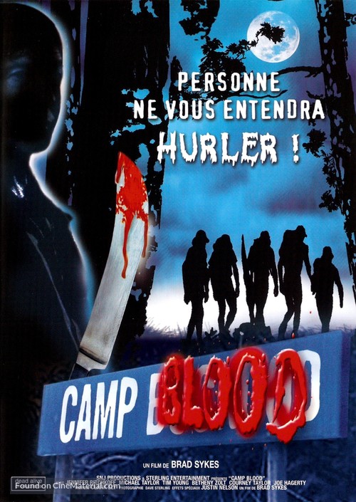 Camp Blood - French Movie Cover