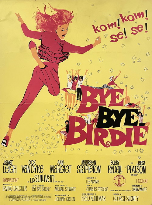Bye Bye Birdie - Danish Movie Poster