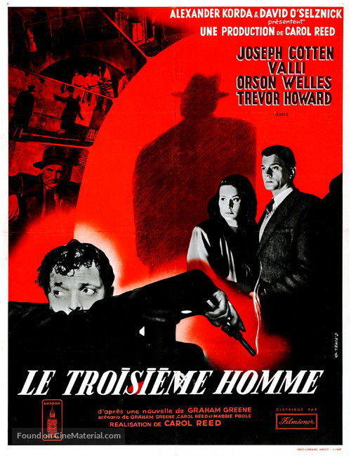 The Third Man - French Movie Poster