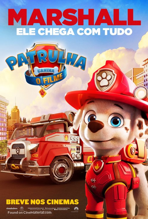 Paw Patrol: The Movie - Brazilian Movie Poster