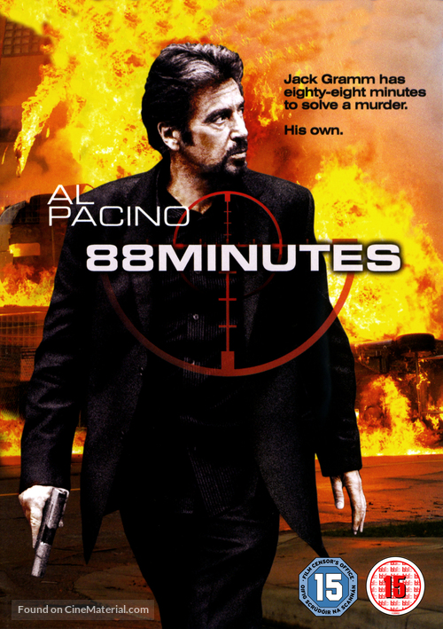 88 Minutes - British DVD movie cover