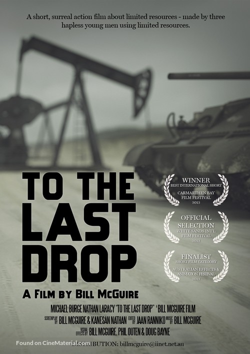 To the Last Drop - Australian Movie Poster