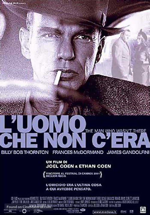The Man Who Wasn&#039;t There - Italian Movie Poster