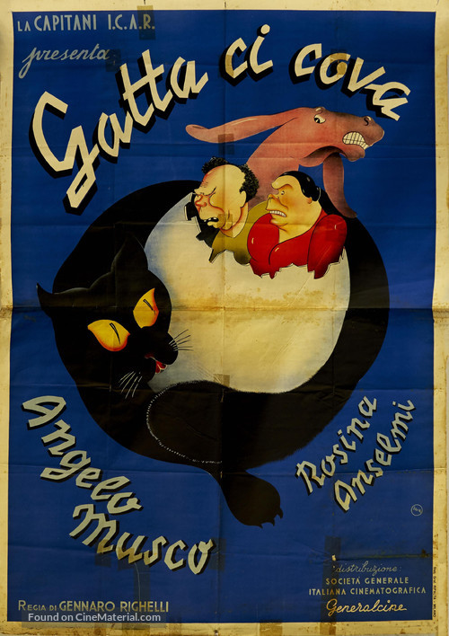 Gatta ci cova - Italian Movie Poster