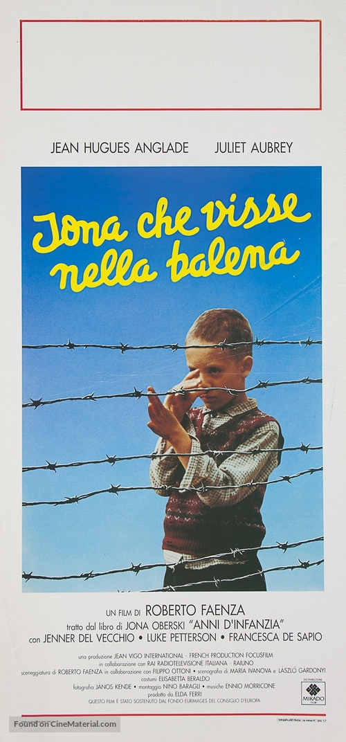 Jona che visse nella balena - Italian Movie Poster