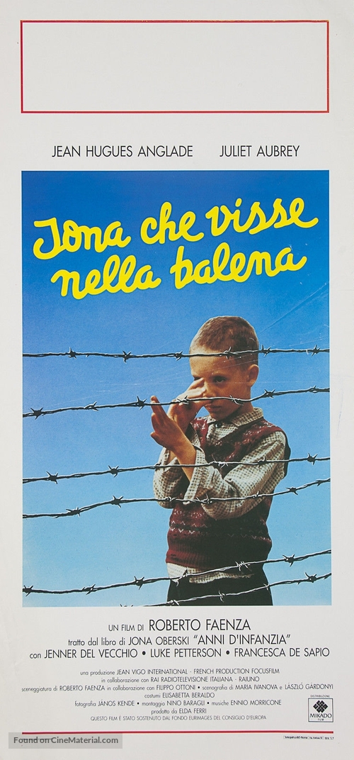 Jona che visse nella balena - Italian Movie Poster