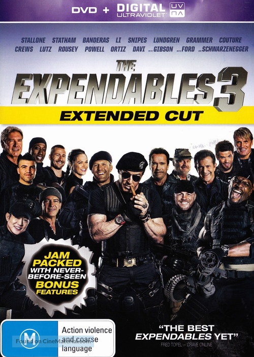 The Expendables 3 - Australian DVD movie cover