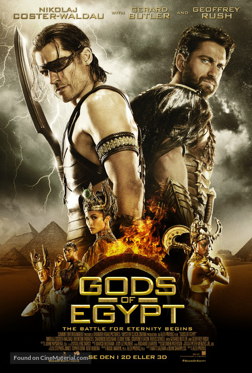 Gods of Egypt - Swedish Movie Poster