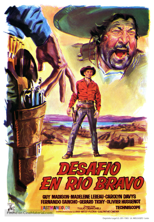 Desaf&iacute;o en R&iacute;o Bravo - Spanish Movie Poster