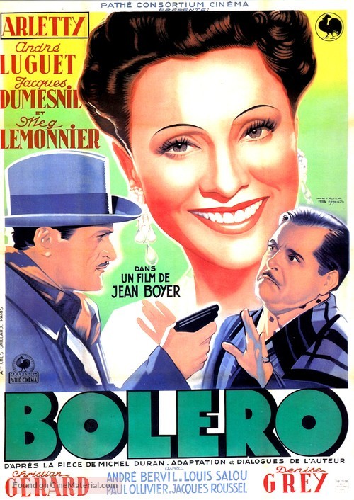 Bol&eacute;ro - French Movie Poster