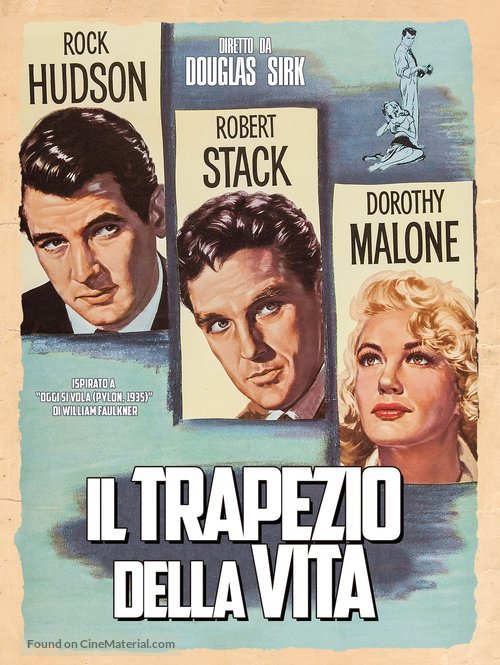 The Tarnished Angels - Italian Movie Poster