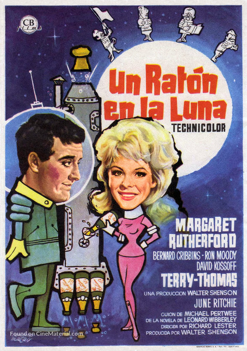 The Mouse on the Moon - Spanish Movie Poster