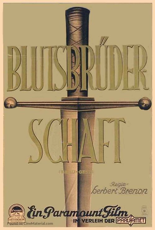 Beau Geste - German Movie Poster