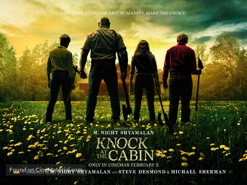 Knock at the Cabin - Australian Movie Poster