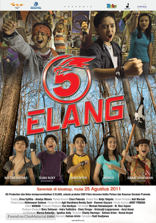 Lima Elang - Indonesian Movie Poster