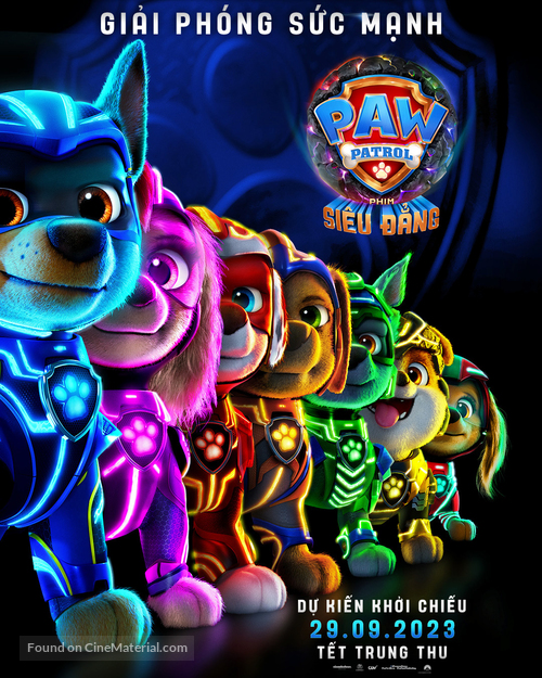 PAW Patrol: The Mighty Movie - Vietnamese Movie Poster