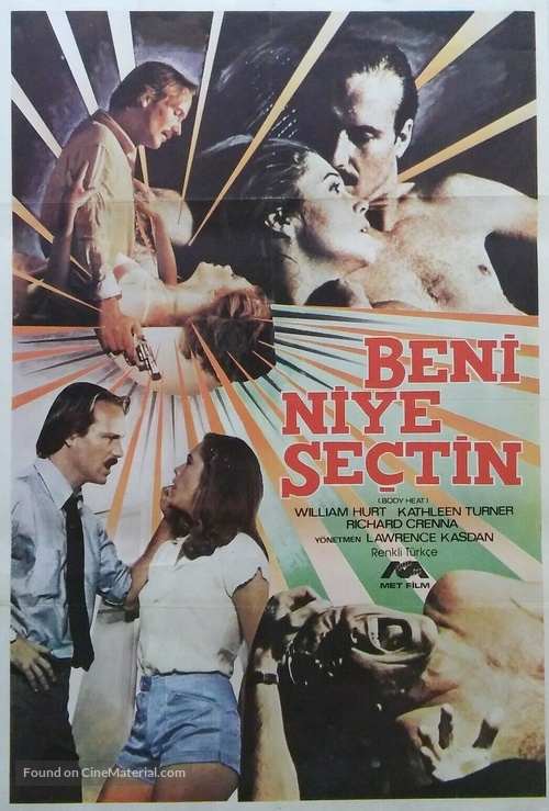 Body Heat - Turkish Movie Poster