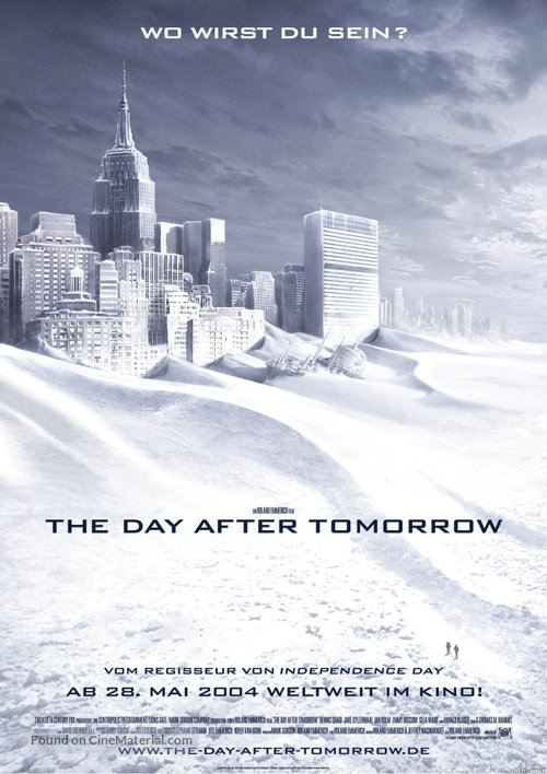 The Day After Tomorrow - German Movie Poster