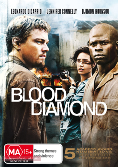 Blood Diamond - Australian DVD movie cover