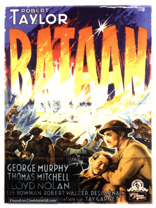 Bataan - French Movie Poster