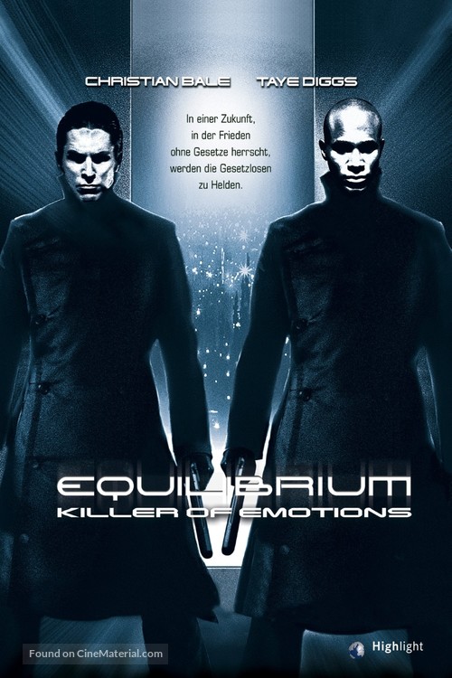 Equilibrium - German Movie Cover