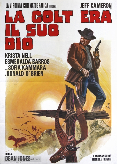 La colt era il suo Dio - Italian Movie Poster
