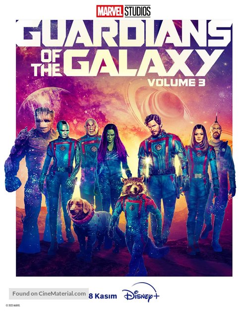 Guardians of the Galaxy Vol. 3 - Turkish Movie Poster