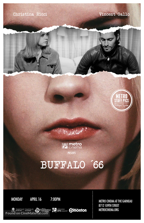 Buffalo &#039;66 - Canadian Re-release movie poster