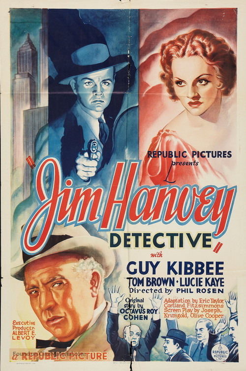 Jim Hanvey, Detective - Movie Poster