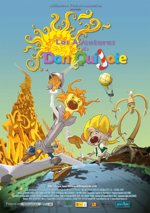 Las aventuras de Don Quijote - Spanish Movie Poster