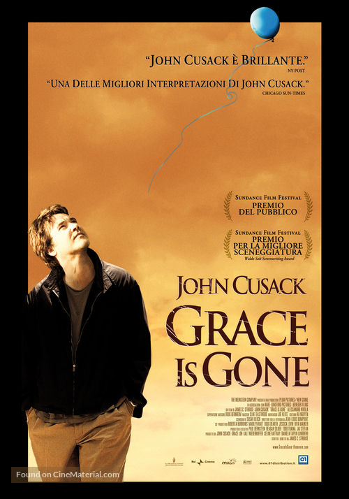 Grace Is Gone - Italian Movie Poster