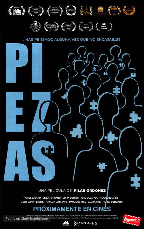 Piezas - Spanish Movie Poster