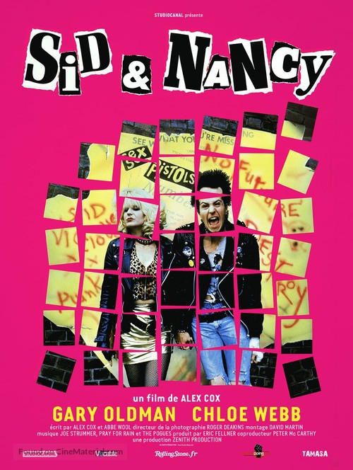 Sid and Nancy - French Re-release movie poster