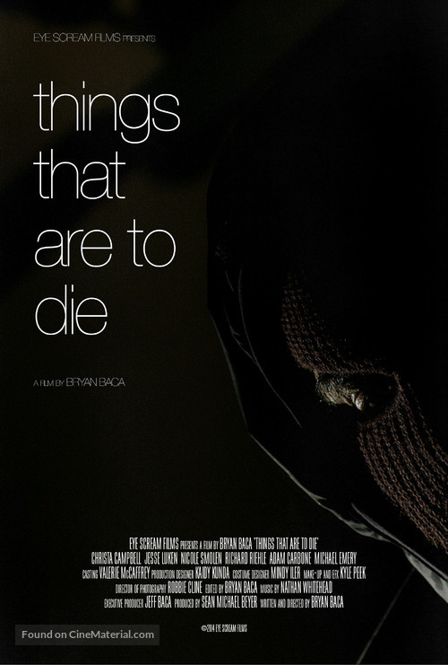 Things That Are to Die - Movie Poster