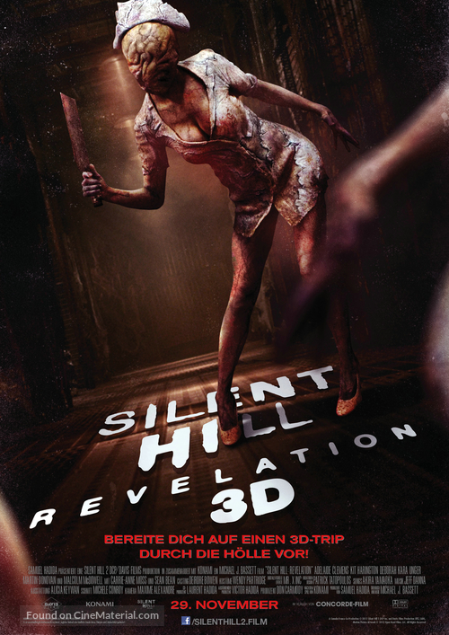 Silent Hill: Revelation 3D - German Movie Poster