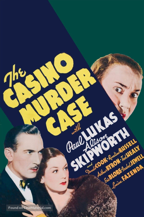The Casino Murder Case - Movie Poster