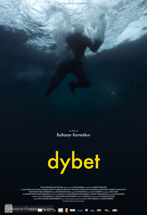 Dj&uacute;pi&eth; - Danish Movie Poster