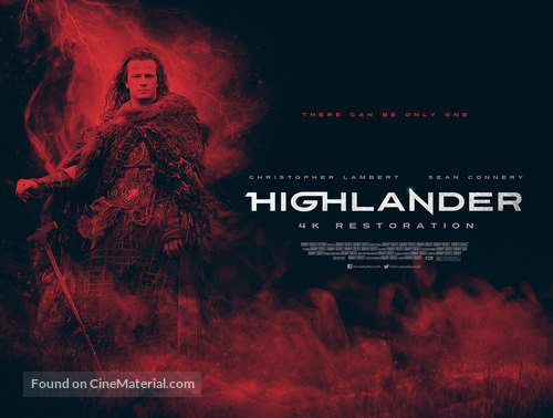 Highlander - British Movie Poster