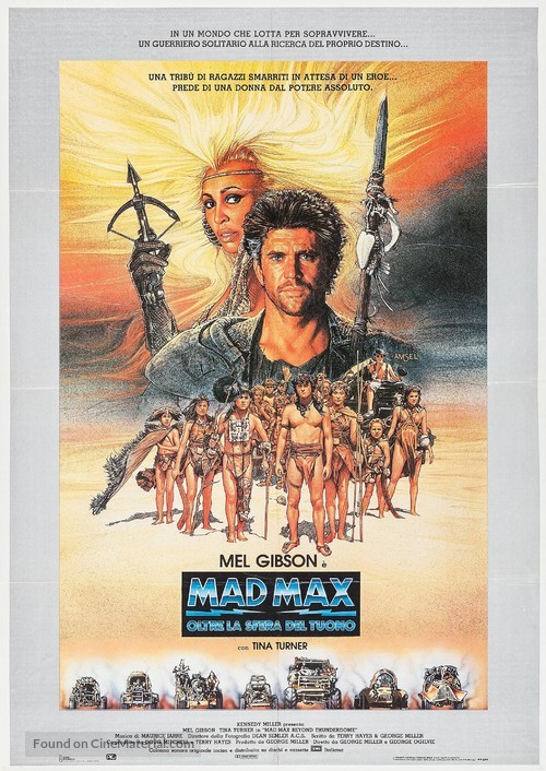 Mad Max Beyond Thunderdome - Italian Movie Poster