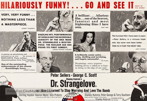 Dr. Strangelove - British Movie Poster
